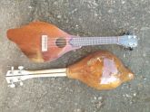 Ukulele de cabaça ou formas